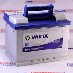 Автомобильный аккумулятор VARTA Blue Dynamic D43 60L+ 242*175*190 5601270543132 540A